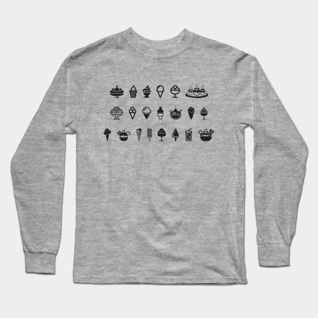 tourism travel translator icons 2020 : holiday iconspeak languages Long Sleeve T-Shirt by flooky